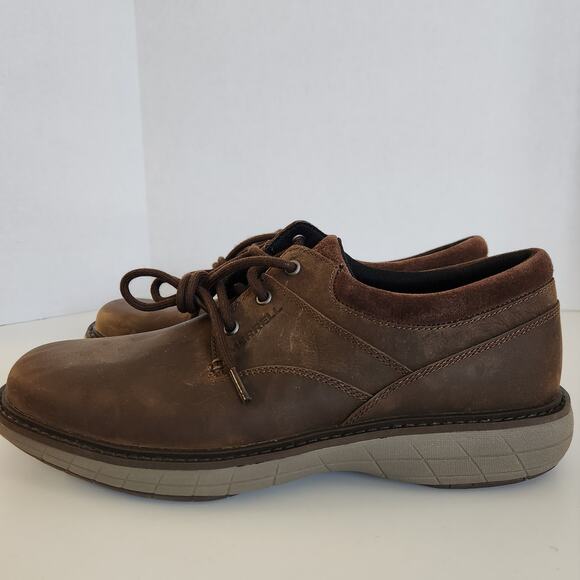 Merrell World Vue Oxfords Shoes Mens Size 12 Brown Leather Casual Lace Up main image 7